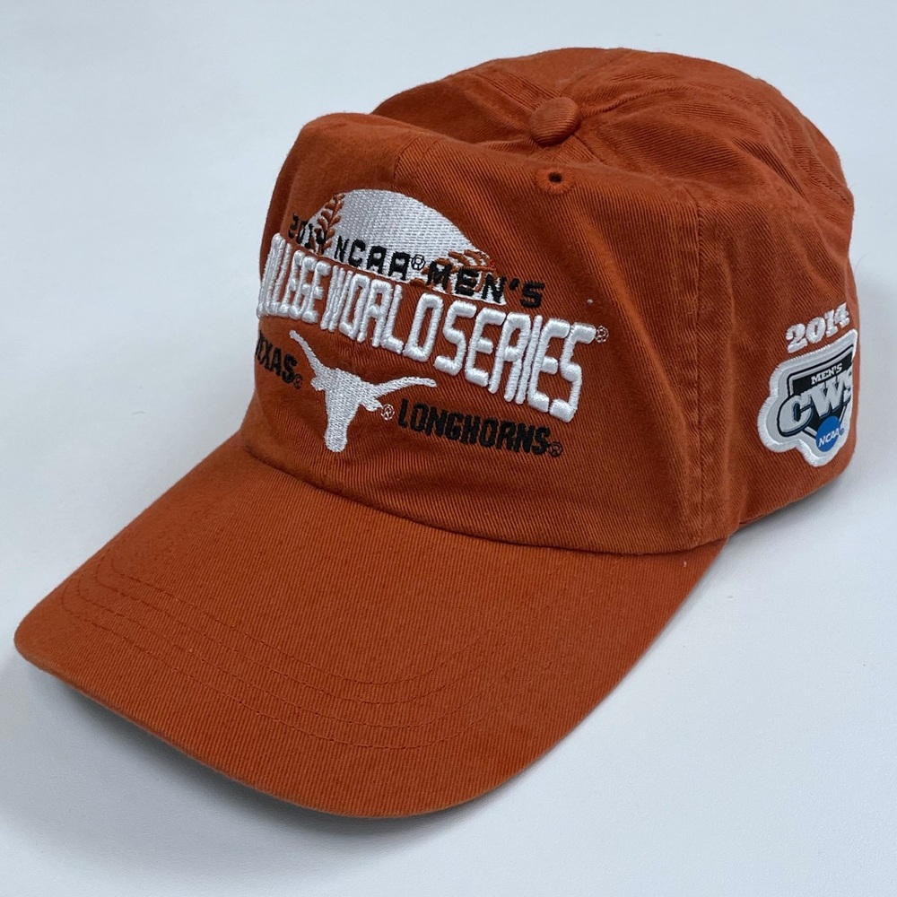 Texas Longhorns College World Series 2014 StrapBack Dad Hat Vintage NCAA